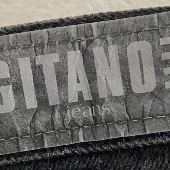 Black - Tapered Leg - Relaxed Fit - High Waisted - Gitano Mom Jeans - Picture 4 of 5